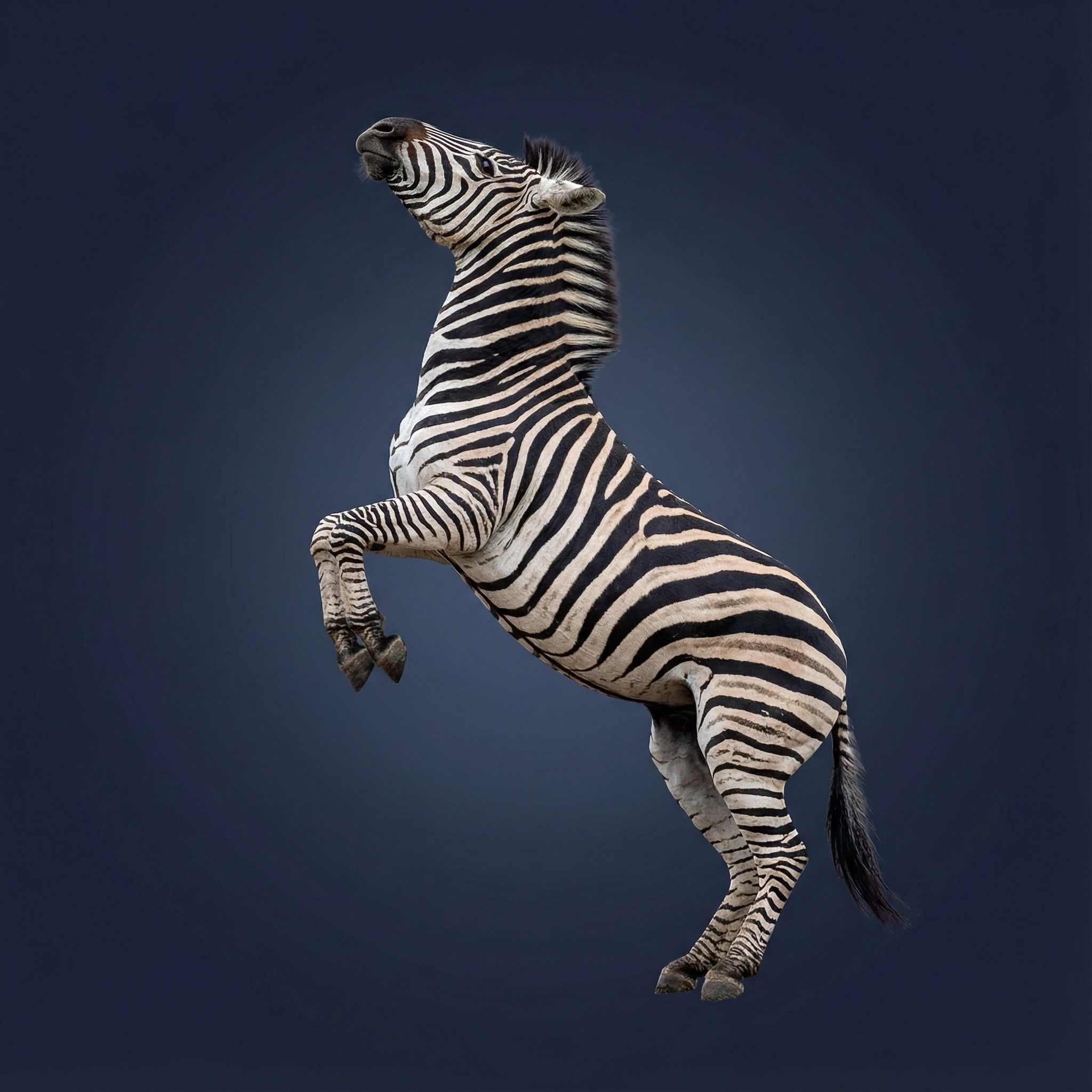 Pierrick Torasso - Zèbre cabré symbole de la Fondation blockchain et stablecoin euro